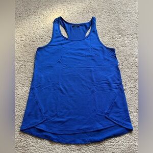 Oiselle Big Blue Flyout Tank Sz4